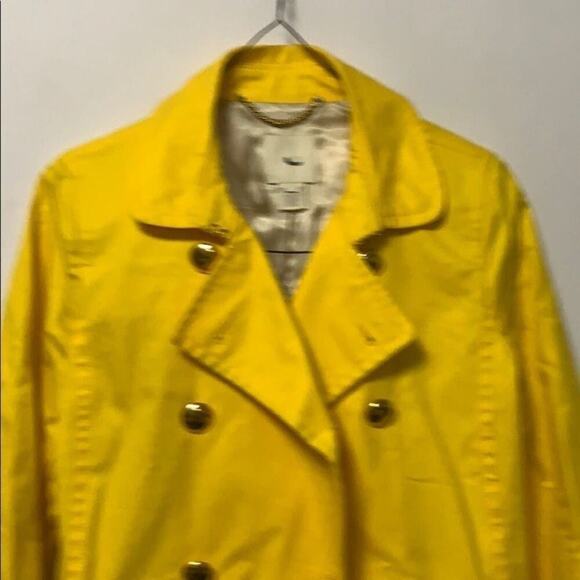 J.CREW SPRING YELLOW JACKET GOLD BUTTON‎ SI… - Picture 2 of 8